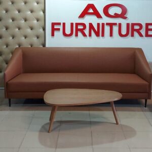 Bộ sofa vuông vát cạnh bọc xi